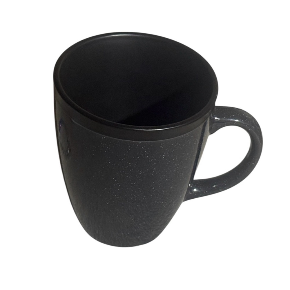 STOKES Black Speckled Ceramic Gem Shale Onyx Tableware Mug